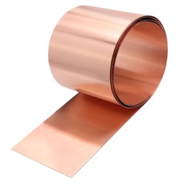 ELECTRAPICK Copper Flashing,24 Gauge(0.5mm) Thickness, 6in x 10ft, 99.95% Pure Copper Sheet Roll, Roofing Metal Flashing Roll for Contractors DIY Projects