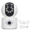 Home Security Camera 2MP Dual Lens Night Vision Remote Control