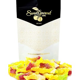 SweetGourmet Sour Gummy Sharks | Vegan Natural Flavor | 1 Pound
