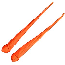 Sock Poi and 110g thud ball by JuggleDream (Orange)