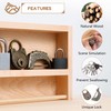 Woodtoe Montessori Lock and Key Toy Set, Wooden Learning Toy