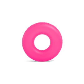 INTEX Inflatable Neon Frost Tube: 36" Diameter - 132lb Weight Capacity - One Tube - Color May Vary