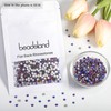Beadsland 2880pcs Flat Back Crystal Rhinestones Round Gems for Nail