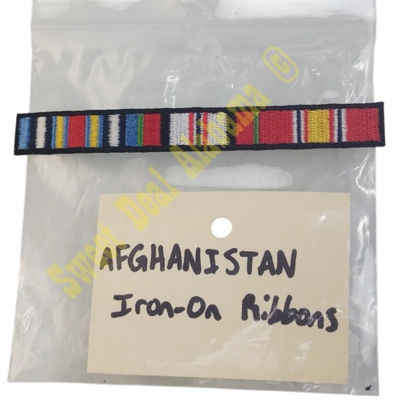 None and/or Unknown Afghanistan Enduring Freedom Service Ribbons, Iron-On Patch