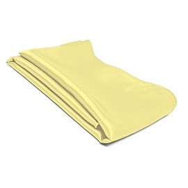 tiemart Solid Color Scarf (9" X 45", Butter Yellow)