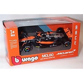 Burago F1 McLaren MCL60 2023 British GP Oscar Piastri 81 car 1:43 scale Diecast model