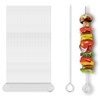 Metal skewers 30 pcs 7.8 Inch Metal skewers for Grilling