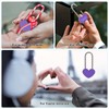 VeYocilk 50 PCS Love Lock Heart Padlock, Purple Single Heart