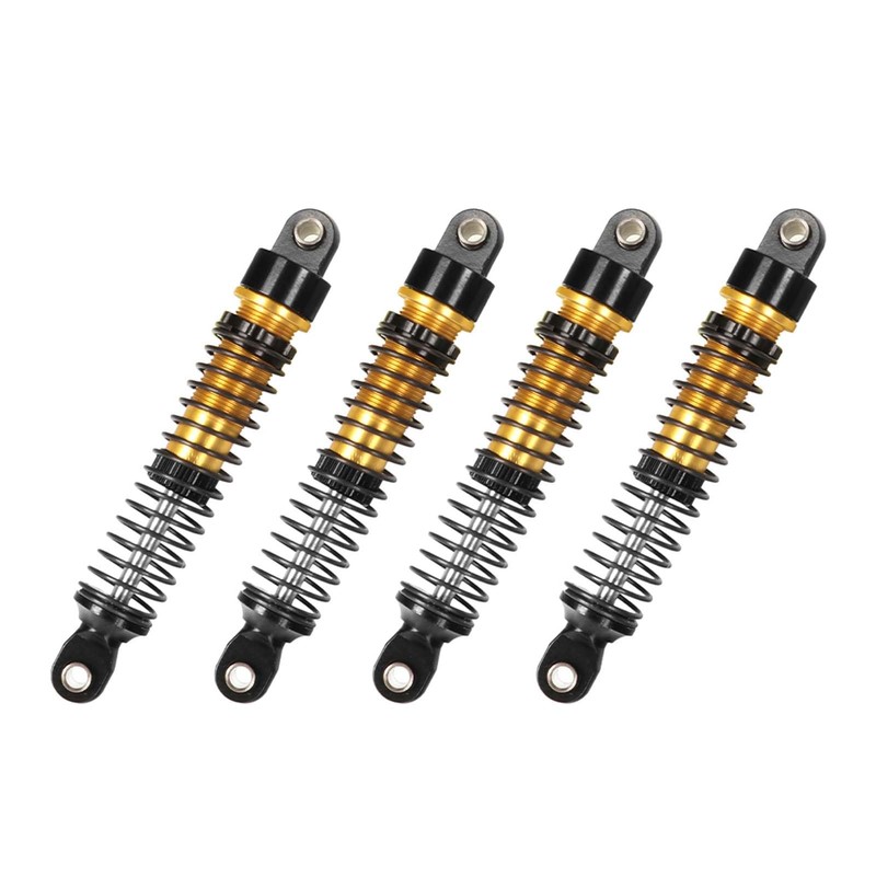 LAFEINA 4PCS Aluminum Threaded Shock Absorber Oil Damper for 1/12