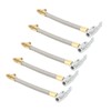 5pcs 10cm Tire Inflator Hose Quick Inflation Air Pump Extension