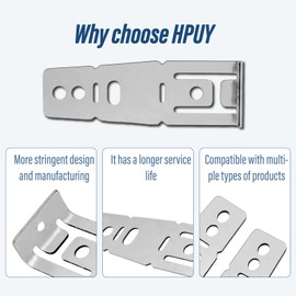 HPUY WD01X21740 Dishwasher Countertop Bracket 2 PCS Compatible for GE Dishwasher Mounting Bracket Ideal for Granite and Quartz Countertops