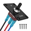 Momentary Toggle Switch, MecRecare 3 Pin SPDT (ON)-Off-(ON) 30A/12VDC 3