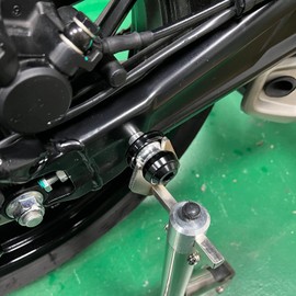 LEDISHUN Swingarm Bobbins Spools Sliders Stand Screws (for Kawasaki Vehicle) Z900 Z900RS Z650 Z1000 Z400 Vulcan S Ninja650 Z e-1 ZX-10R Eliminator SE Ninja1000 Ninja400 Z650RS ZX-4R ZX-4RR (Black)