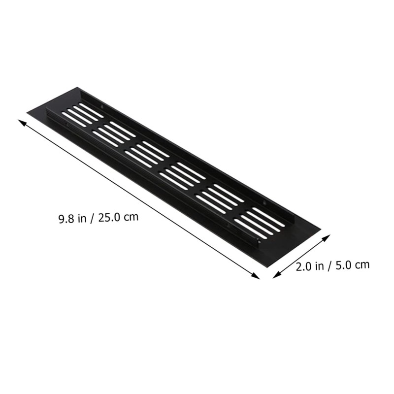 Gadpiparty 2pcs Aluminum Alloy Breathable Mesh Air Vent Grille for