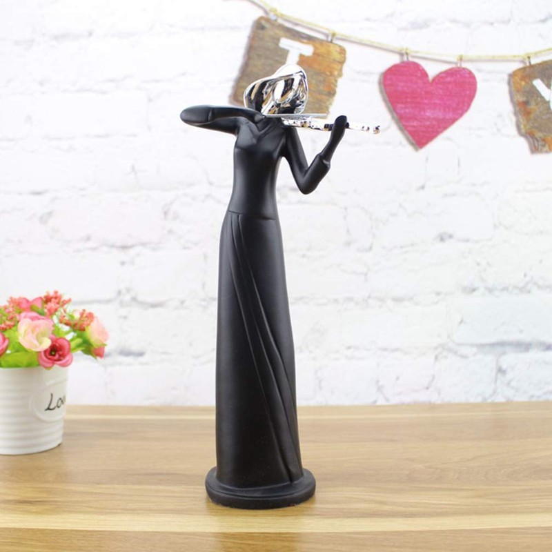 Musical Instrument Player Figurine Resin Musical Modern Sculpture Collectible Abstract