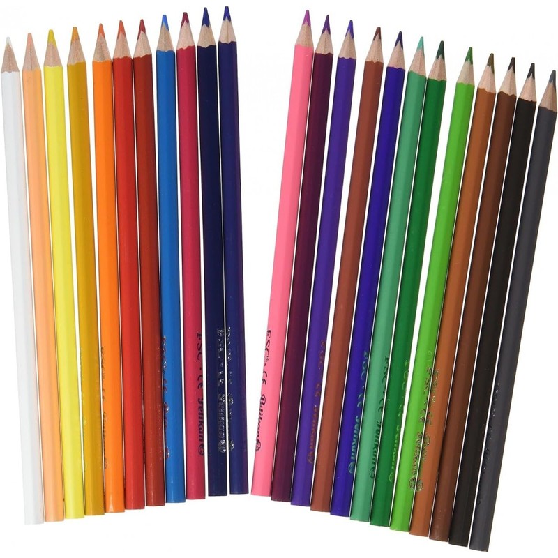 Pelikan 700122 Colouring Pencils Triangular Pack of 24 FSC