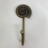 Knobs By Blossom Antique Brass Sea-Life Marine Nautical Hooks (1.