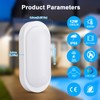 Oraymin 10W LED Wall Lamp with Motion Sensor, 4000K Neutral