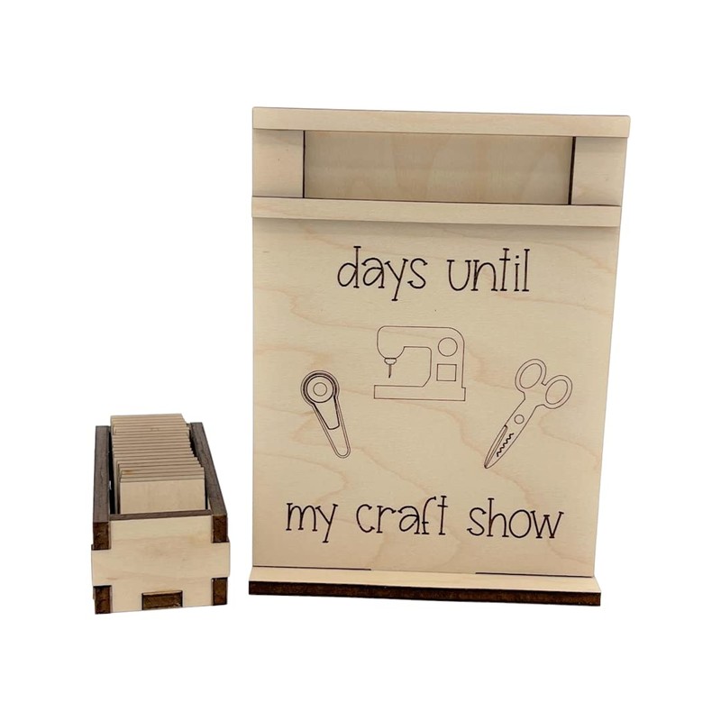 Wood Countdowns from Made By R And R (My Craft