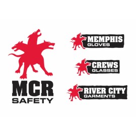 MCR Safety / Crews SWAGGER Blue Mirror SUNGLASSES Work Sport Eyewear Safety Glasses UV ANSI Z87+