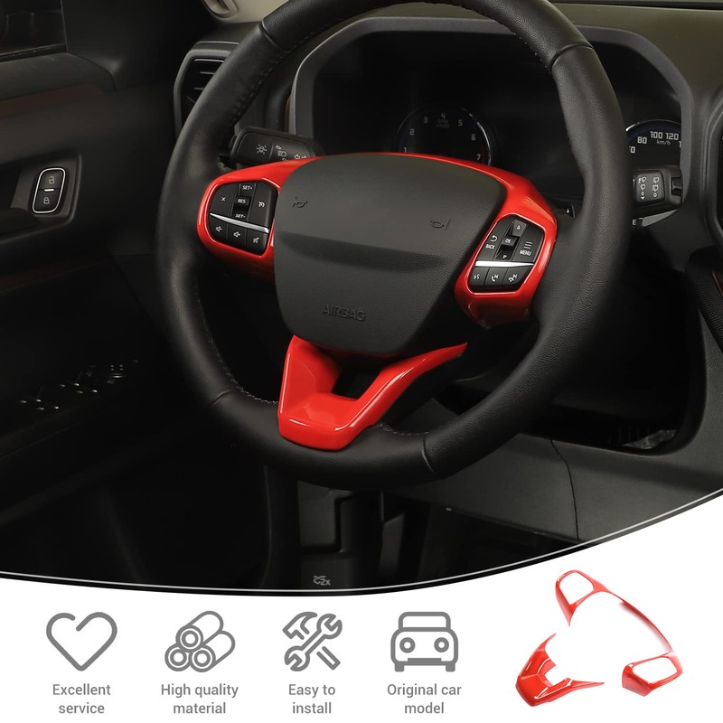 PDKLIN Kit de embellecedores para volante compatible con Ford Bronco