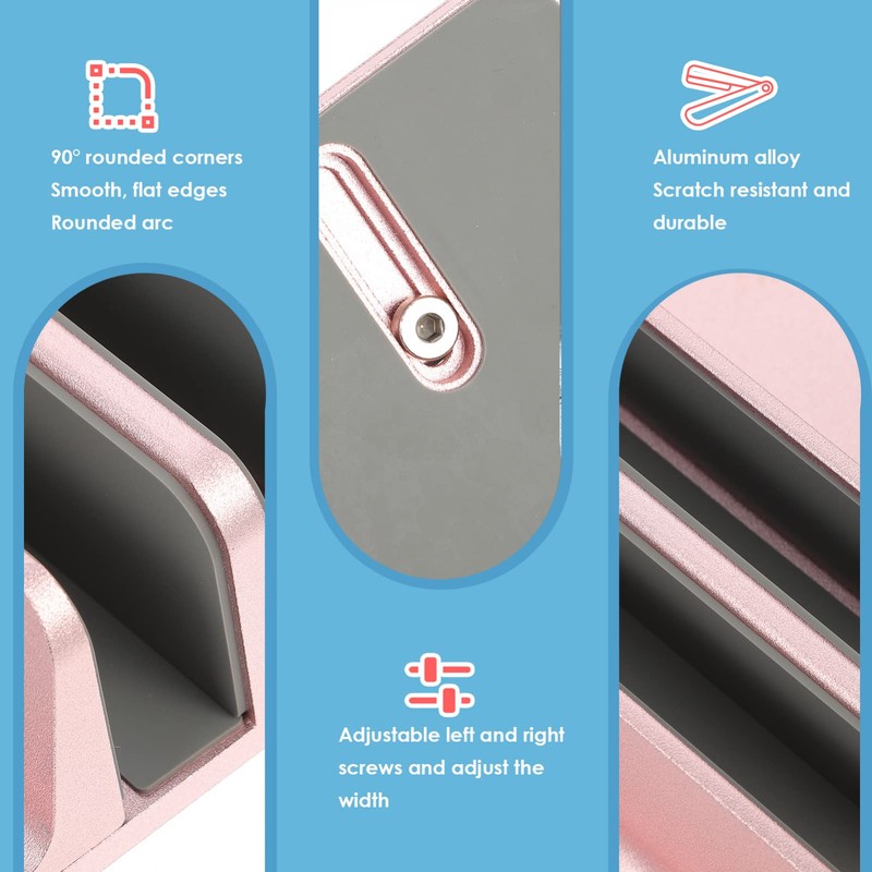 LALAFINA Vertical Laptop Stand Double Slot Base Laptop Holder Sleek