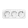 Miratic Wall Socket Surface-Mounted 2P+Z Schuko IP20 (3 Sockets)