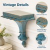 DECHOUS Small Vintage Floating Wall Shelf, European Style, 5.8x3.5x7 Inch