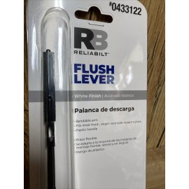 Reliabilt Flush Lever Bendable Arm White Finish 0433122 New