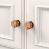 FURNIWARE Pack of 5 Knurled Cabinet Knobs, Champagne Bronze Cabinet