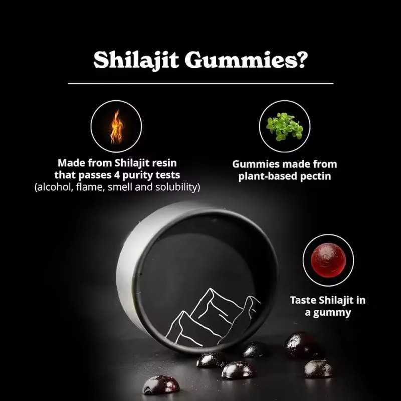 Shilajit Gummies , 60 Gomitas Sabor Tamarindo Tamarindo