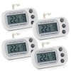 Digital Fridge Thermometer UK, XPJBKC 4Pcs Waterproof Fridge Temperature Thermometer