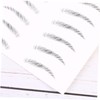 Healeved 3sets Eyebrow Patch Simulation Eyebrow Makeup Tools Sticker for