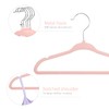 ManGotree Baby Velvet Hangers, Infant and Toddler Hangers, No-Slip Children