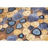 Blujellyfish Glazed Blue Mosaic Ceramic Pebble Porcelain Tile Swimming Pool