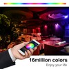 A C100-264V 9W 4.7Inches LEDs RGB+CCT Intelligent Recessed Lighting Downlight