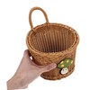 BIUDECO Woven Wall Storage Basket for Garlic Onion and Fruits