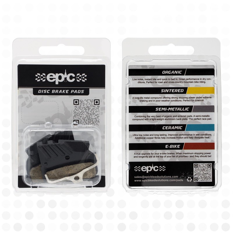epic Disc Brake Pads with Cooling Fins | Fits N03A,