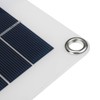 Portable 20W Solar Flexible Panel Kit 12V Switch USB Charging