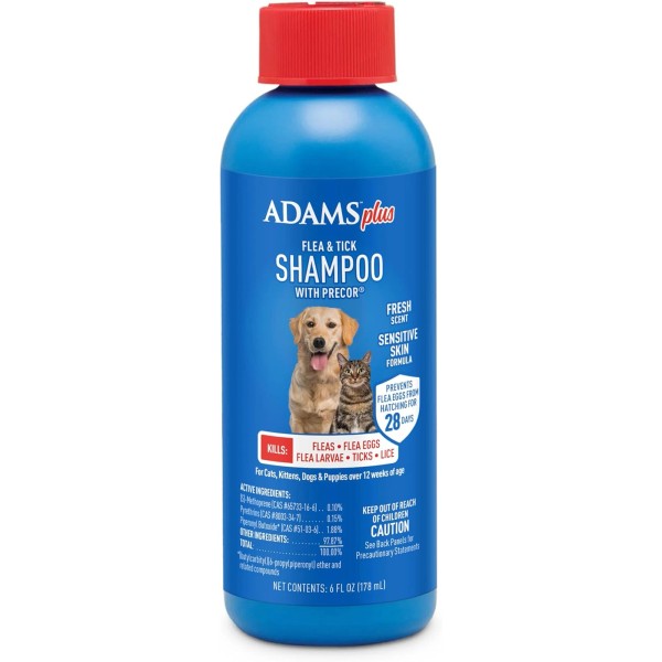 Does not apply Adams Plus Flea & Tick Shampoo with