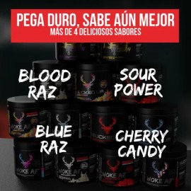 Bucked Up Pre Entreno | Beta Alanina + Citrulina | Blue Raz