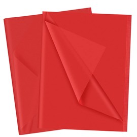 76x100cm Red Tissue Paper,DXTXTJ 10 Sheets Red Tissue Paper Bulk,Red Wrapping Paper for Christmas Birthday Wedding Flower Valentine's Gifts Wrapping