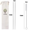 ALINK Reusable Clear Boba Straws, 10 in x 12 mm