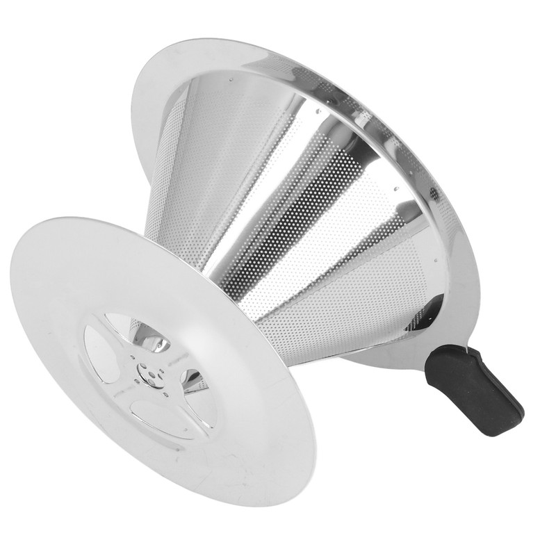 Stainless Steel Coffee Dripper Drip Cone Coffee Filter Reusable Coffee