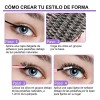 Extensiones De Pestañas Kit 280pcs 2030d Curvatura C 9-16mm
