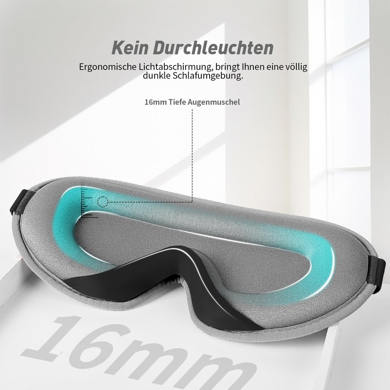 Supefisher Sleeping Mask for Men and Women, 3D Sleeping Mask