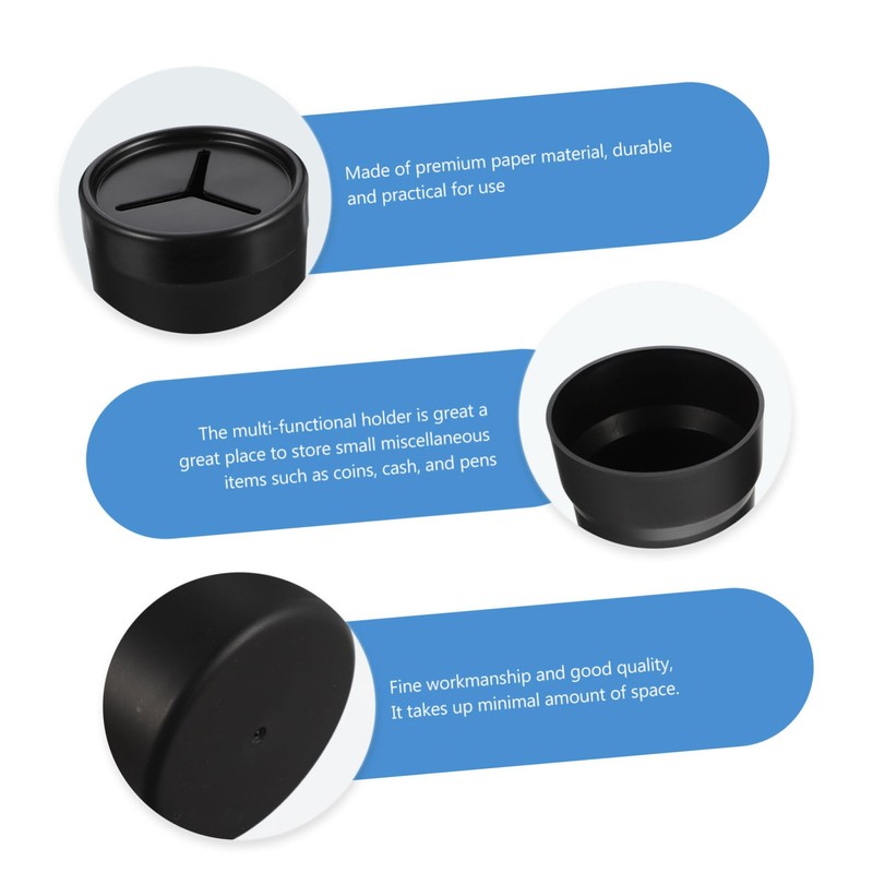 GRIRIW 2pcs Car Trash Can with Lid Cup Shape Mini