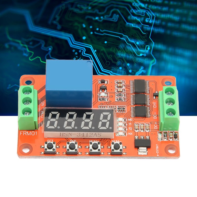 Time Delay Relay Module 18 Functions Timing Delay Cycle Self