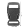 100Pcs Quick Side Release Buckles Plastic Heavy Duty Strap Clip