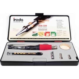 Iroda SOLDERPRO 50 Cordless Refillable Butane Soldering Iron and Torch Kit